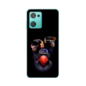 Чехол с Обезьянами Blackview Oscal C30 Pro - (AlphaPrint) (Три обезьяны)