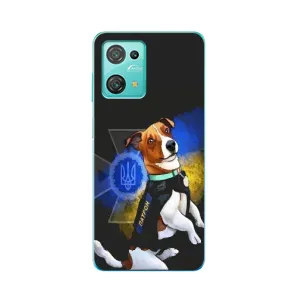 Чехлы с картинкой собаки Патрон для Blackview Oscal C30 Pro (AlphaPrint) (Патрон собачка)