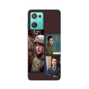 Чохол для Blackview Oscal C30 Pro (AlphaPrint - с принтом Зеленського) (Президент)