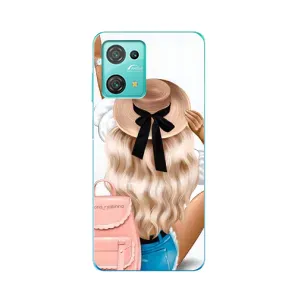Чехол с печатью для Blackview Oscal C30 Pro - (Мода) (AlphaPrint) (Путешествие)