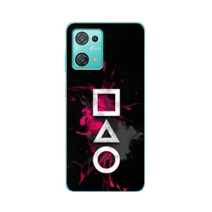 Чохол Гра в кальмара для Blackview Oscal C30 Pro (Символи Гра кальмара)
