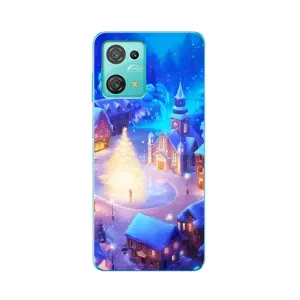 Рождественские Чехлы для Blackview Oscal C30 Pro (VPrint) (Рождественский город)