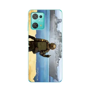 Чехол с принтом (Русский корабль...) для Blackview Oskal S30 Pro (AlphaPrint) (Російський корабель)