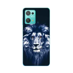 Чохол з картинкою ЛЕВ для Blackview Oscal C30 Pro (VPrint) (Синій Лев)