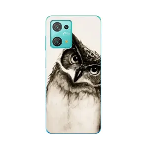 Чехол с птицами на Blackview Oscal C30 Pro (VPrint) (Сова)