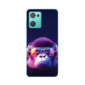 Чехол с Обезьянами Blackview Oscal C30 Pro - (AlphaPrint) (Стильная обезьяна)