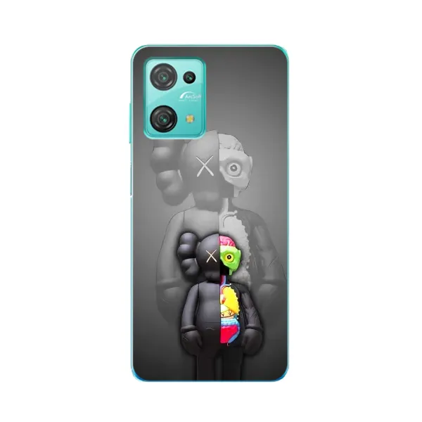 Чехол с принтом «Тело Bearbrick» для Blackview Oscal C30 Pro