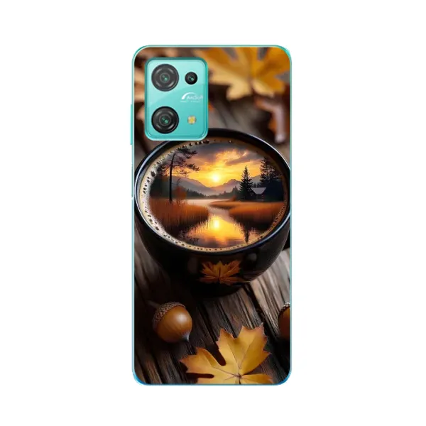 Чехол с принтом «Темный кофе» для Blackview Oscal C30 Pro