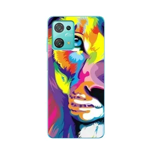 Чохол з картинкою ЛЕВ для Blackview Oscal C30 Pro (VPrint) (Яскравий Лев)