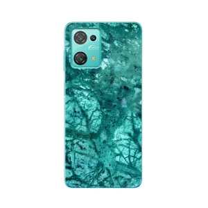 Мраморный чехол на Blackview Oscal C30 Pro (VPrint) (Зеленый мрамор)