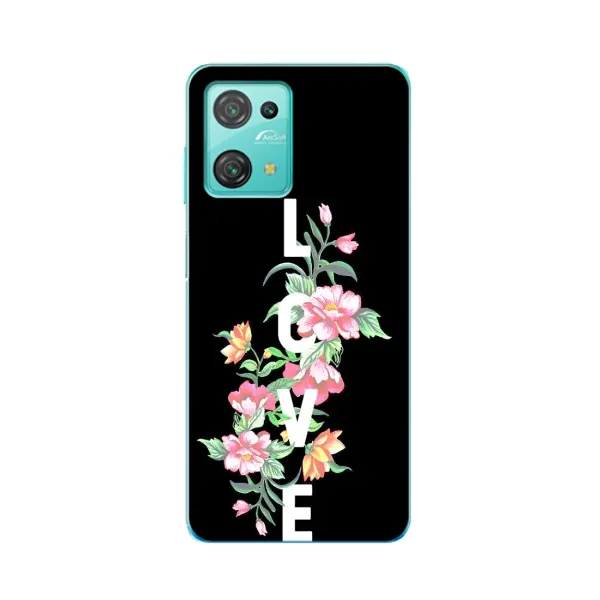 Чехол с принтом «Цветы LOVE» для Blackview Oscal C30 Чехол с принтом «Цветы LOVE» для Blackview Oscal C30