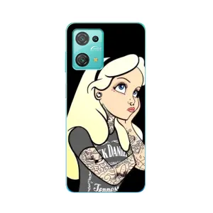 Чохол з друком для Blackview Oscal C30 - (Мода) (AlphaPrint) (Дівчина в тату)