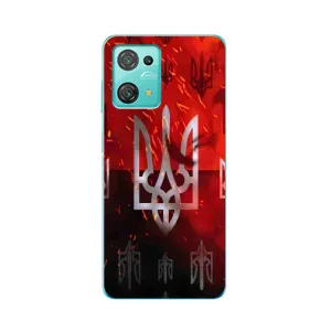 Украинские Чехлы для Blackview Oscal C30 с картинкой УПА (AlphaPrint) (ГЕРБ УПА)