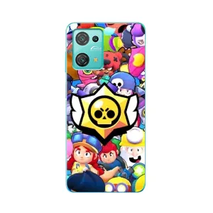 Чехол для Blackview Oscal C30 Бравл Старс (VPrint) (Лого Brawl Stars)