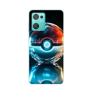 Чехол с Пикачу на Blackview Oscal C30 (Мяч Пикачу)