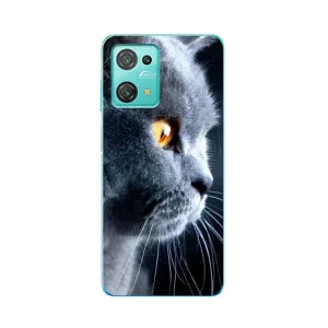 Чохли з Котиками для Blackview Oscal C30 (VPrint) (Сірий Кіт)