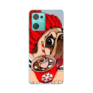 Чохли з собаками для Blackview Oscal C30 (VPrint) (Песик в шапці)