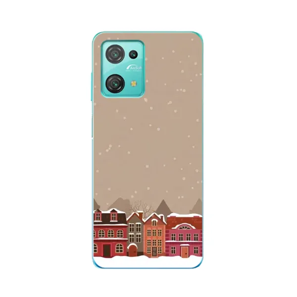 Чехол с принтом «Зимний город» для Blackview Oscal C30