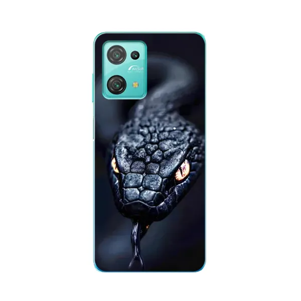 Чехол с принтом «Черная змея» для Blackview Oscal C30