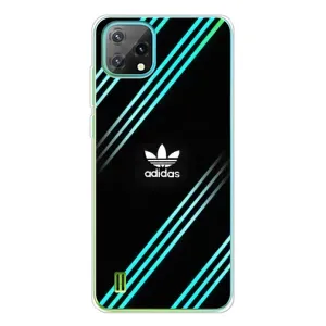 Чехлы Адидас для Blackview Oscal C60 (AlphaPrint) (Адидас с полосами)