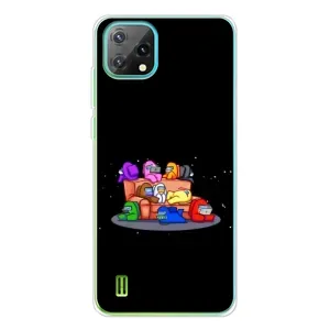 Чехол Амонг Ас для Blackview Oscal C60 (AlphaPrint) (Амонг-ас)