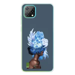 Чехлы (ART) Цветы на Blackview Oscal C60 (VPrint) (Цветы на голове)