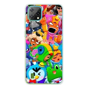 Чехлы Brawl Stars для Blackview Oscal C60 (AlphaPrint) (Герои Бравл Старс)
