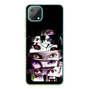 Анимешный чехол для Blackview Oscal C60 (Глаза Аниме)