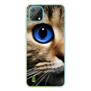 Чехлы с Котиками для Blackview Oscal C60 (VPrint) (Глаз кота)
