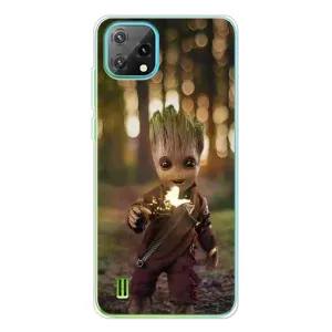 Чехол МАРВЕЛ для >Блэквью Оскал C60 (AlphaPrint) (I am Groot)