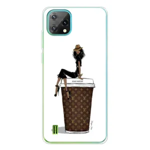 Чехлы Луи Витон для Blackview Oscal C60 (AlphaPrint - LOUIS VUITTON) (кофе LOUIS VUITTON)