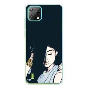 Чехол с печатью для Blackview Oscal C60 - (Мода) (AlphaPrint) (Красивая девочка)