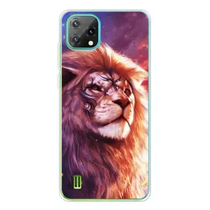 Чехол со Львом для Blackview Oscal C60 (VPrint) (Красочный Лев)