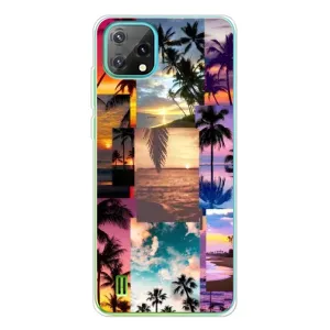 Силиконовый чехол с КАРТИНКАМИ лето для Blackview Oscal C60 (AlphaPrint) (Летний отпуск)