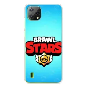 Чехлы Brawl Stars для Blackview Oscal C60 (AlphaPrint) (Лого Бравл Старс)