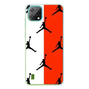 Чехлы для Blackview Oscal C60 - с картинкой JORDAN (AlphaPrint) (Лого Джордан)