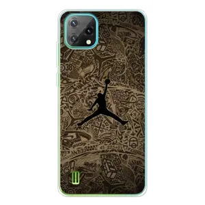 Чехлы для Blackview Oscal C60 - с картинкой JORDAN (AlphaPrint) (Logo Jordan)