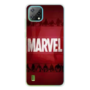 Чехол МАРВЕЛ для >Блэквью Оскал C60 (AlphaPrint) (MARVEL)