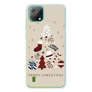 Рождественские, Праздничные Чехлы для >Блэквью Оскал C60 (Merry Christmas)
