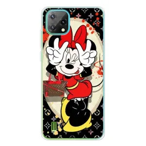Чехол Disney Mouse Blackview Oscal C60 (PREMIUMPrint) (Минни peace)