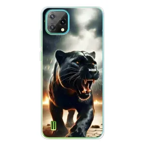 Чохол з картинкою 'Хижаки' для Blackview Oscal C60 (Чорна пантера)
