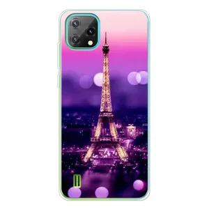 Чехол Эйфелева Башня для Blackview Oscal C60 - (AlphaPrint) (Париж Башня)
