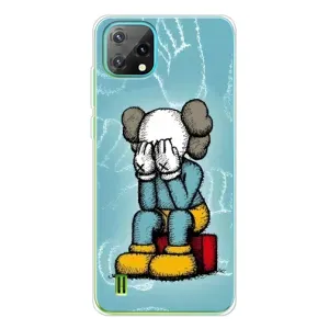 Чехлы для Blackview Oscal C60 - Bearbrick Louis Vuitton (PREMIUMPrint) (Плач Bearbrick)