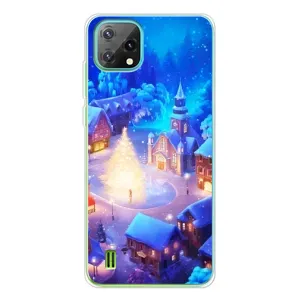 Рождественские Чехлы для Blackview Oscal C60 (VPrint) (Рождественский город)