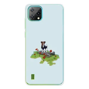 Чехлы с картинкой собаки Патрон для Blackview Oscal C60 (AlphaPrint) (Сапер Пес)