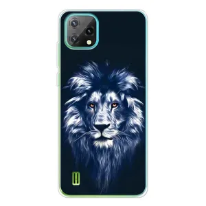 Чехол со Львом для Blackview Oscal C60 (VPrint) (Синий Лев)