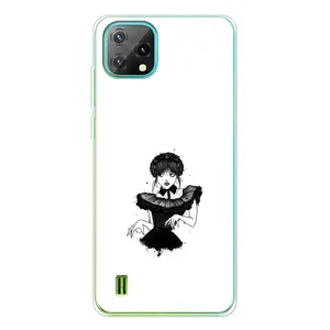 Чехлы Венсдей на Blackview Oscal C60 Уэнсдей (AlphaPrint)