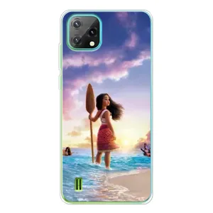 Чехол с мультфильмом Моана Blackview Oscal C60 (Моана с веслом)
