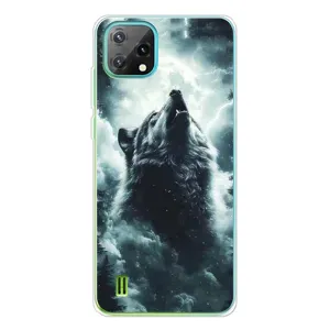 Чохол з картинкою 'Хижаки' для Blackview Oscal C60 (Вовк у хмарах)