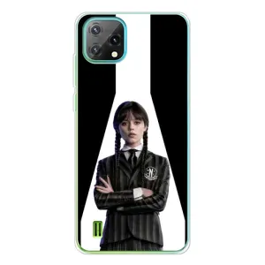 Чехлы Венсдей на Blackview Oscal C60 Уэнсдей (AlphaPrint) (W-Wednesday)